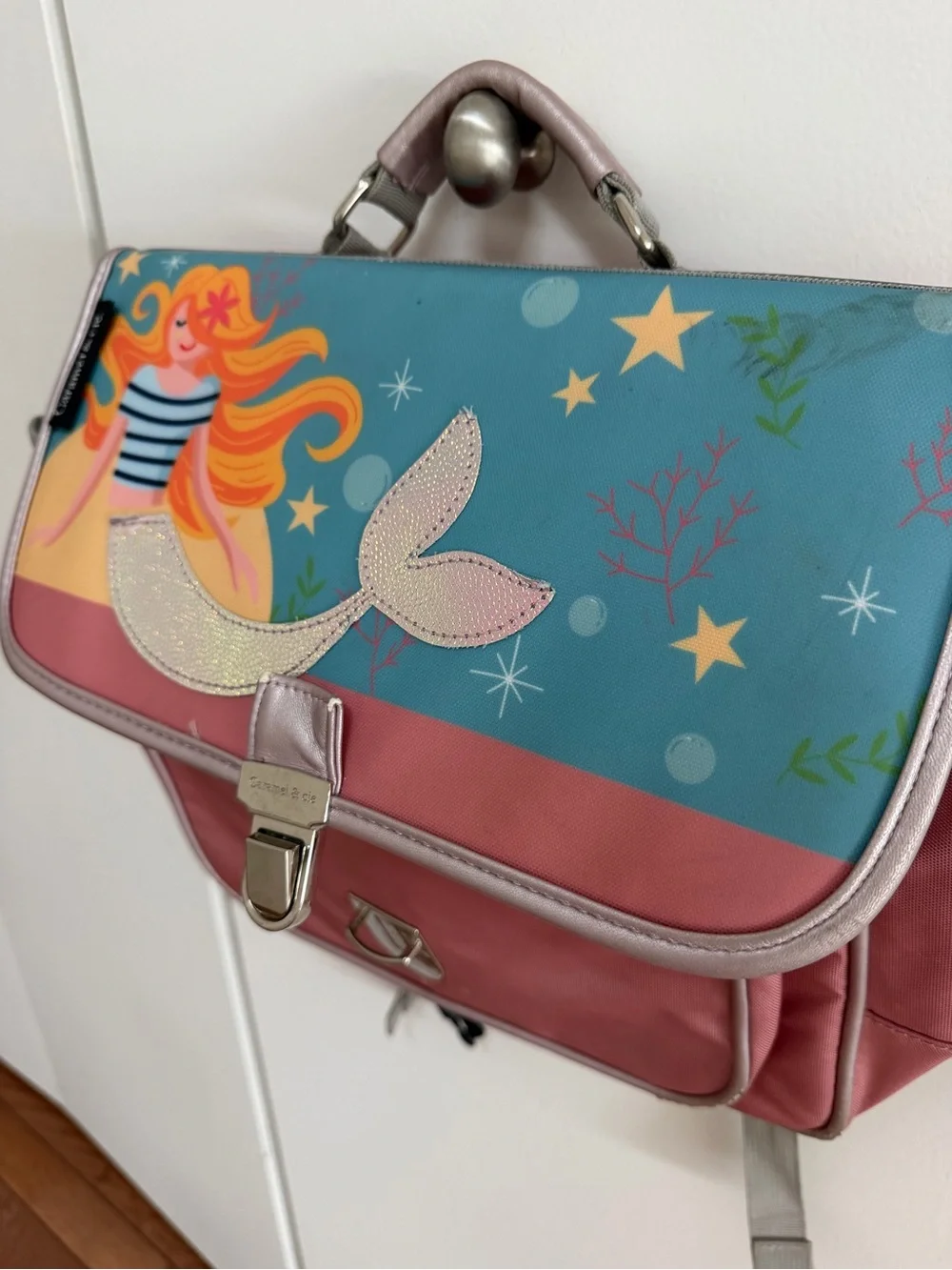 Caramel & Cie Girls Mermaid Print Backpack